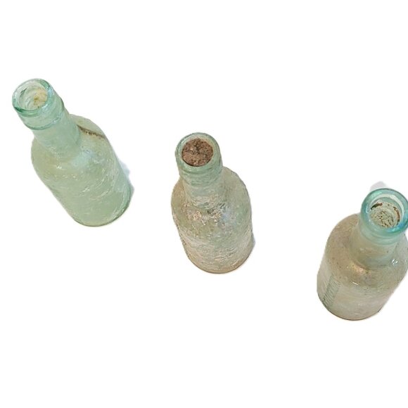 Antique Vintage Lea & Perrins 7.5" Tall Bottle Set C Farmhouse Decor - Picture 6 of 9